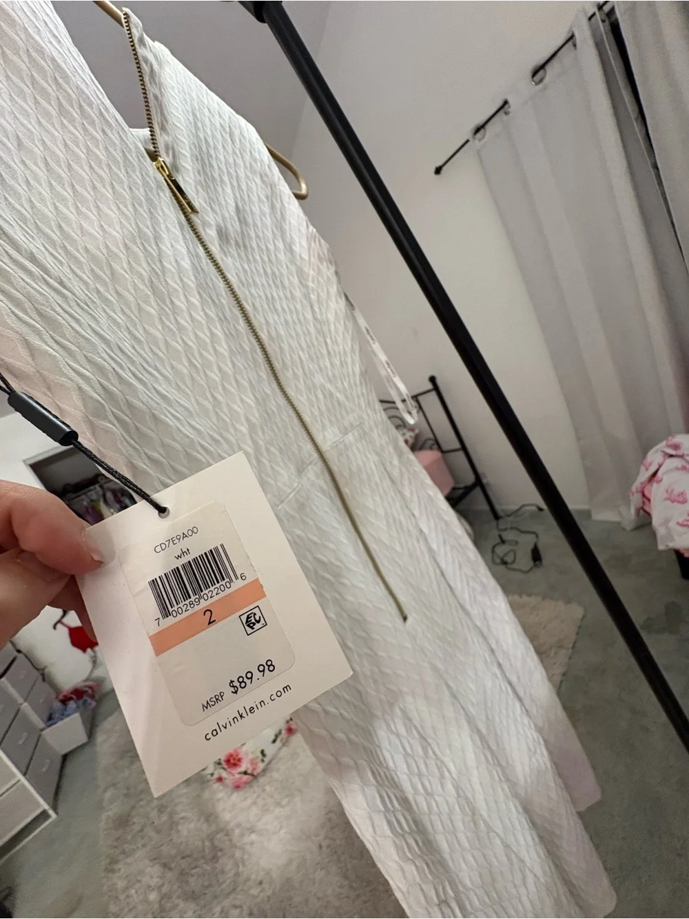 Calvin Klein White petite Dress - Picture 3 of 10